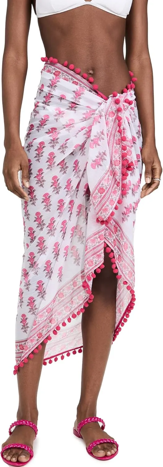 Women's Border Print Sarong