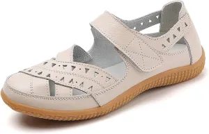 Women's Casual Slip On Shoes Comfortable Soft Flat Walking Sandals for Everyday Wear Lightweight Breathable Design