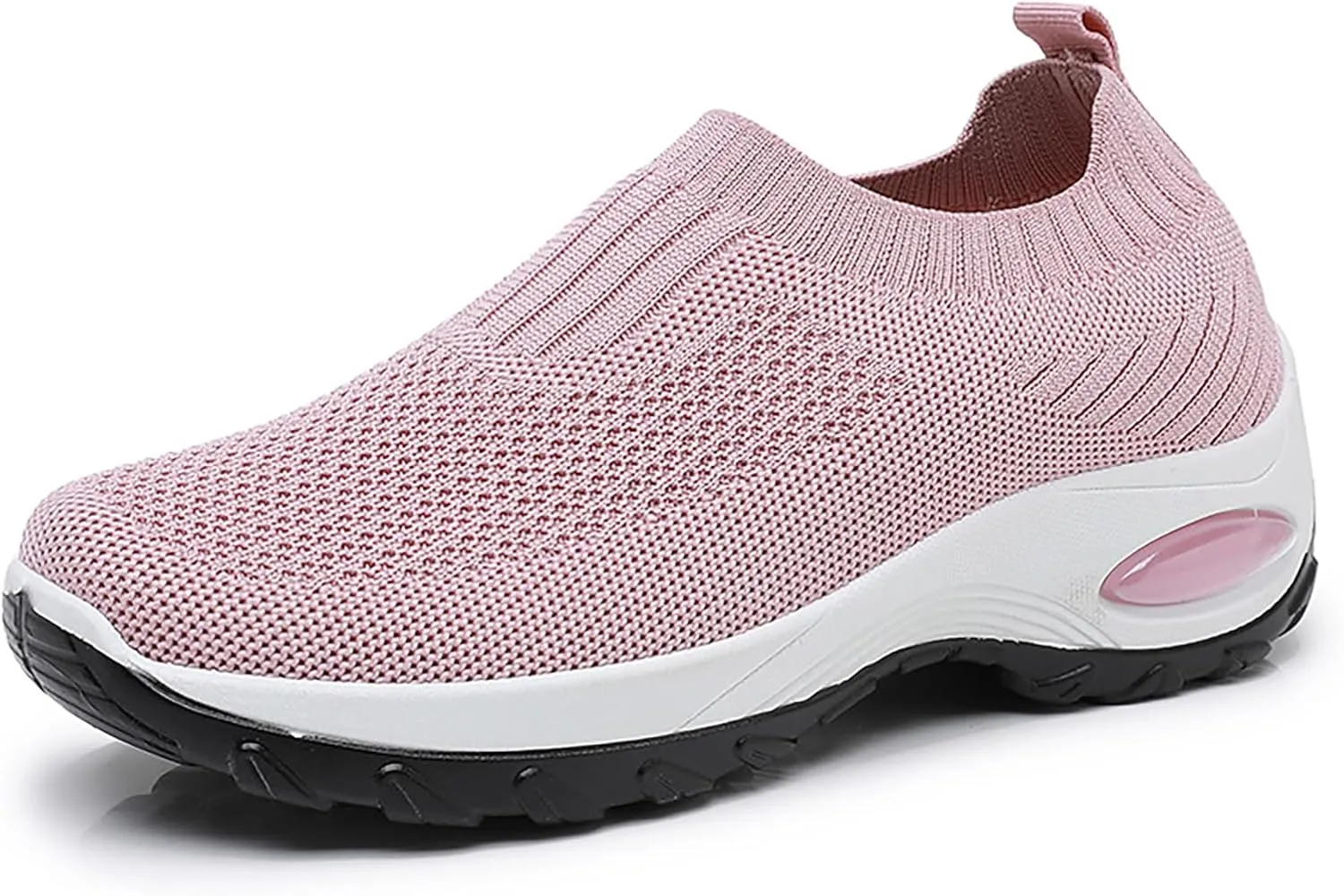 Women's Comfort Orthopedic Sneakers with Arch Support - Breathable Knitted Mesh Slip-On Walking Shoes | Comfort Lightweight Sock Sneakers for Women
