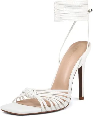 Women's Open Toe Lace up Strappy Heels