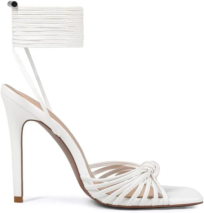 Women's Open Toe Lace up Strappy Heels