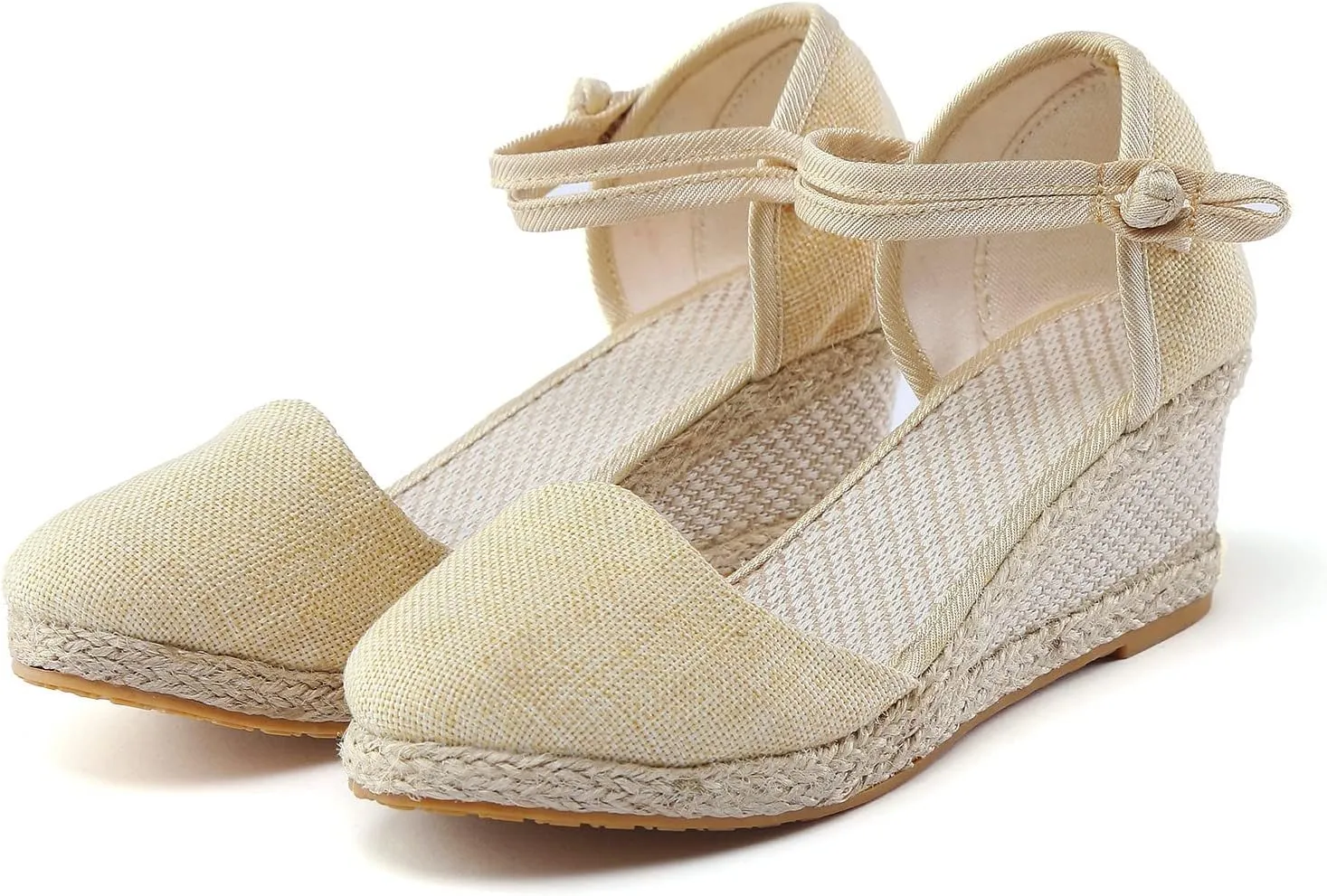 Women's Platform Wedge Sandals,Wide Women's Sandals Women Platform Wedge Sandals Fashion Versatile Braided Animal Print Heels Sandals for Women