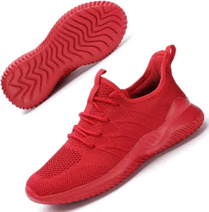 Women's Running Shoes Ladies Slip on Tennis Walking Sneakers Lightweight Breathable Comfort Work Gym Trainers Stylish Shoes