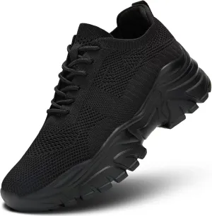Womens Walking Shoes Non Slip Ladies Running Fashion Athletic Sneakers Work Gym Tennis Athletic Sports Comfort Breathable Lightweight Mesh Soft Sole