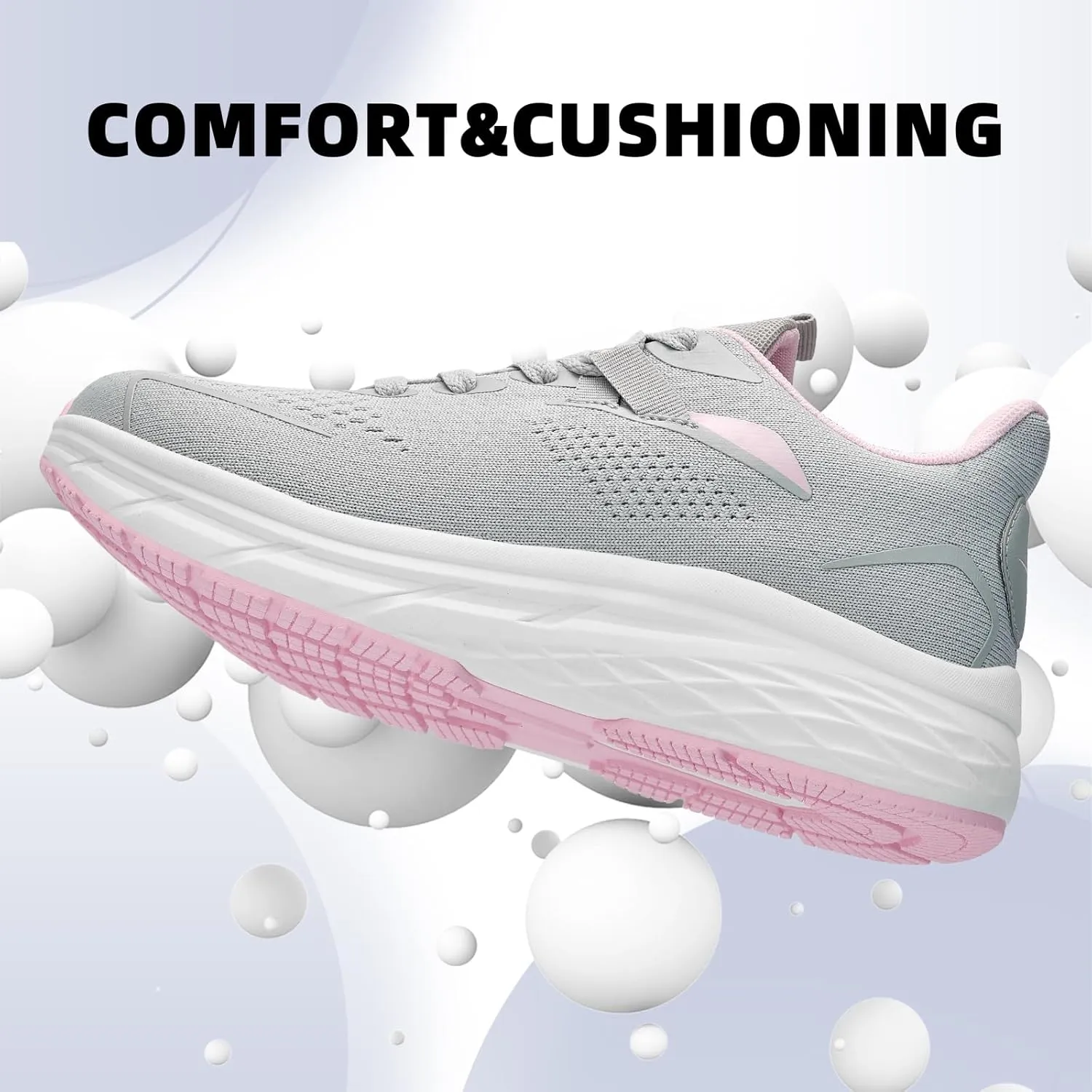 Womens Walking Shoes Wide Toe Box Running Tennis Shoes Lightweight Breathbale Wide Sneakers Cushioning Comfort Gym Workout Athic Shoes Wide Width
