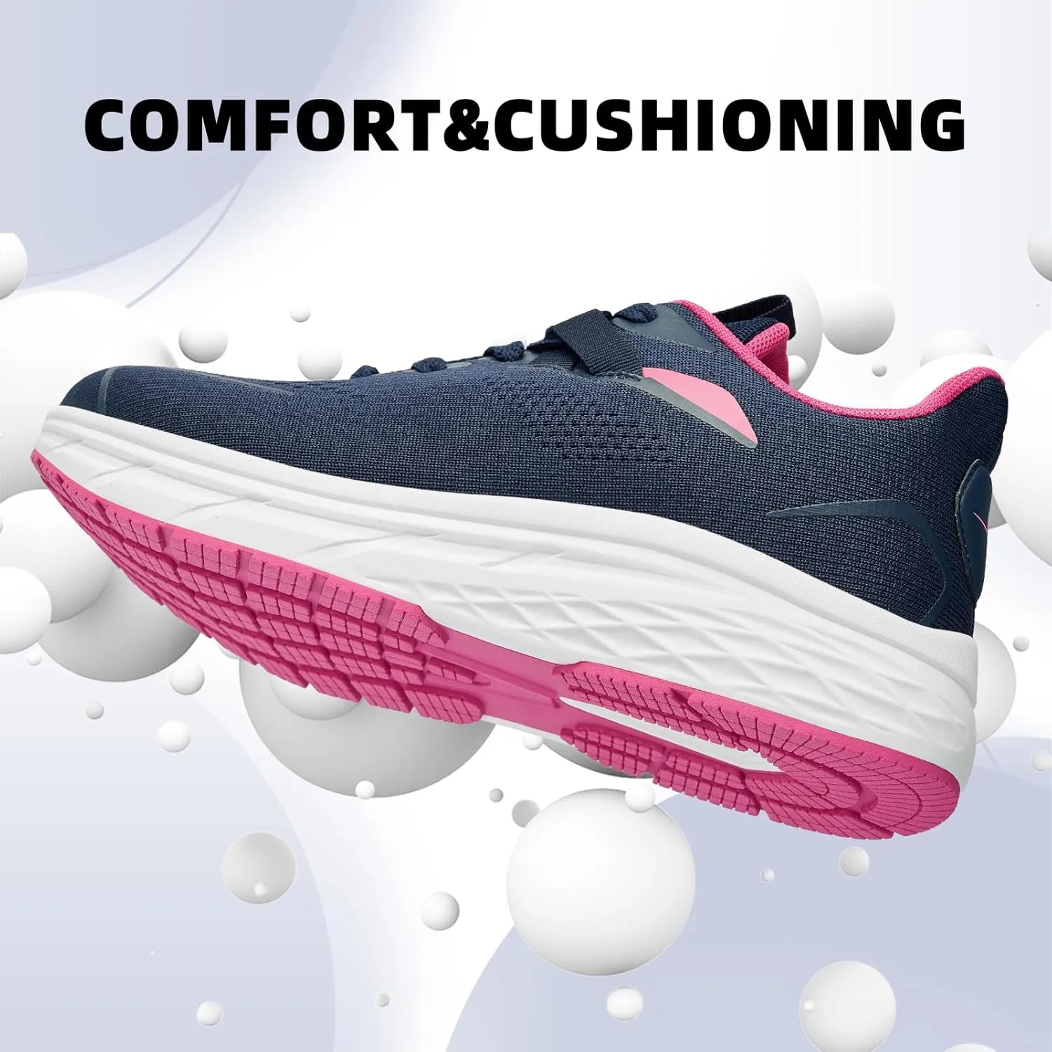 Womens Walking Shoes Wide Toe Box Running Tennis Shoes Lightweight Breathbale Wide Sneakers Cushioning Comfort Gym Workout Athic Shoes Wide Width