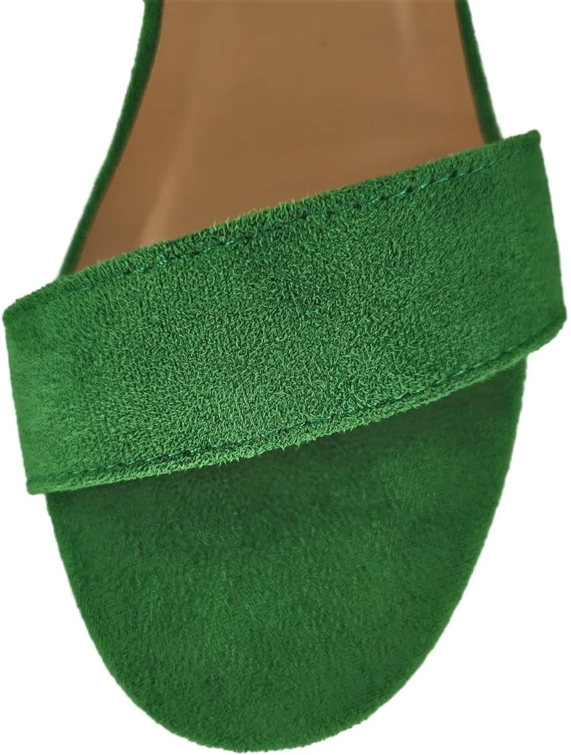 Wrap Around Comfort Low Block Heel Sandals Open Toe Strappy Tie Up