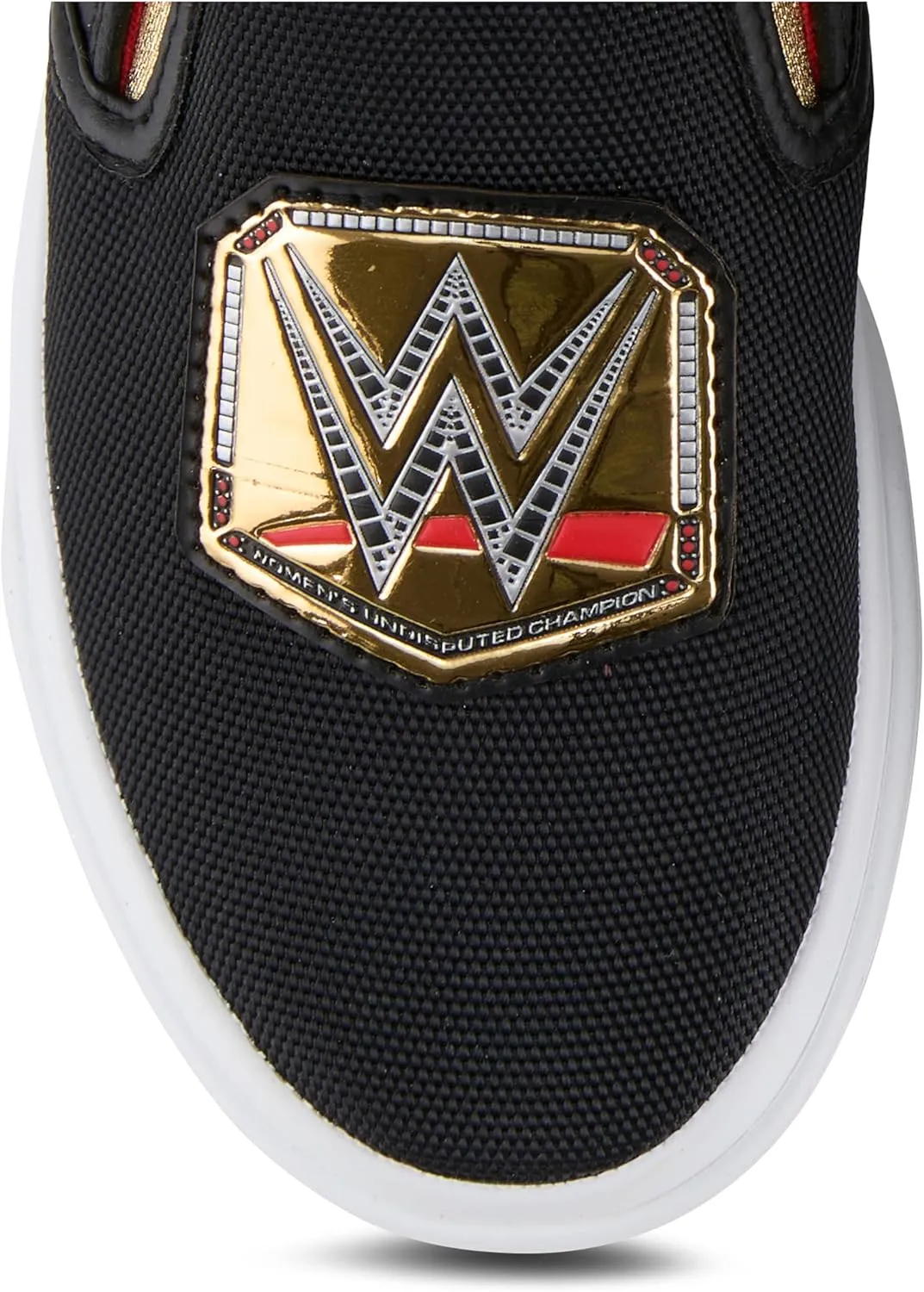 WWE Boys Championship Belt Sneakers - John Cena, Roman Reigns, Seth Rollins World Wrestling Champion Belt Slip On Shoes