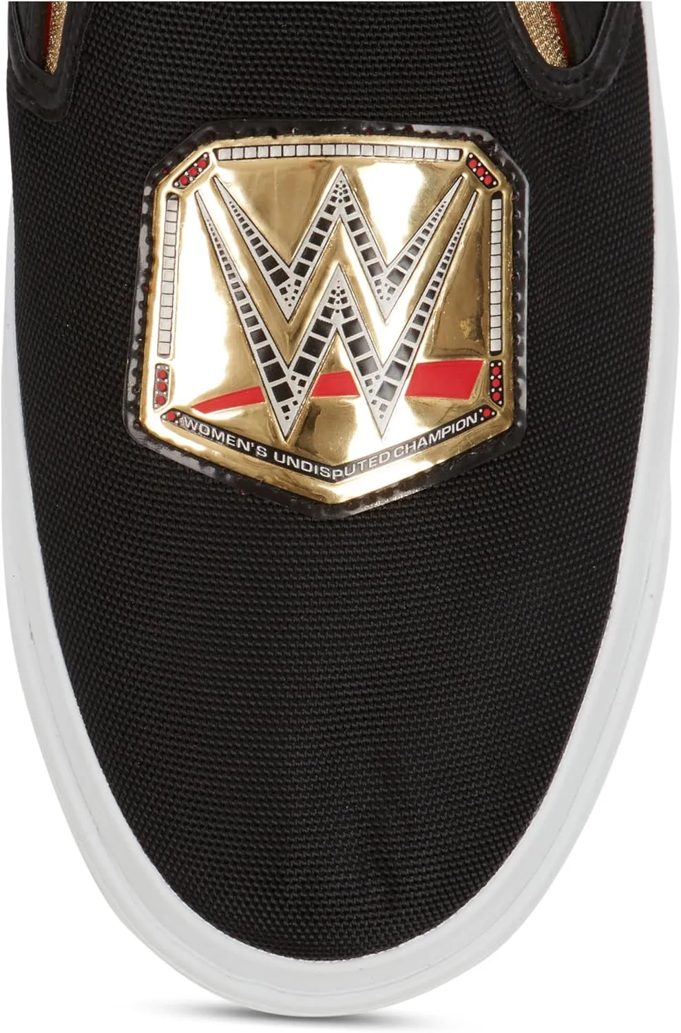 WWE Mens Championship Belt Shoes - John Cena, Roman Reigns, Seth Rollins World Wrestling Champion Belt Slip On Sneakers