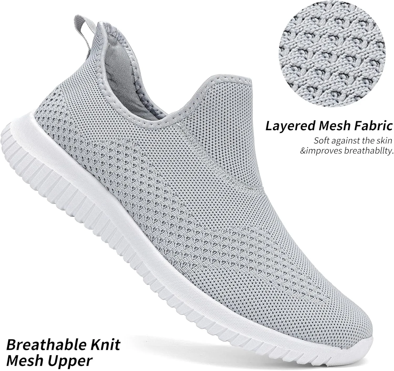 WXQ Men's Minimalist Walking Shoes Comfort Ultra Lightweight Breathable Running Tennis Athletic Gym Workout Non Slip Athletic Fashion Sneakers