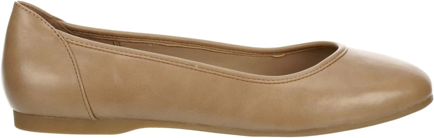 XAPPEAL Danica - Women's Classic Round Toe Faux Leather Ballet Flats