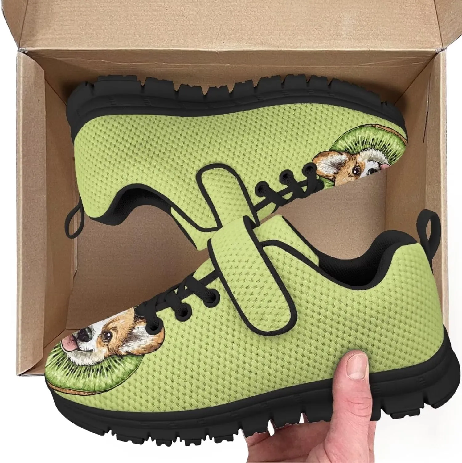 YEXIATODO Boys Girls Sneakers Kids No Tie Shoelaces Shoes Comfort Anti-Slip Walking Shoes for Indoor Outdoor Size 1-13