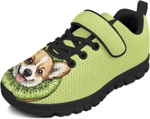 YEXIATODO Boys Girls Sneakers Kids No Tie Shoelaces Shoes Comfort Anti-Slip Walking Shoes for Indoor Outdoor Size 1-13