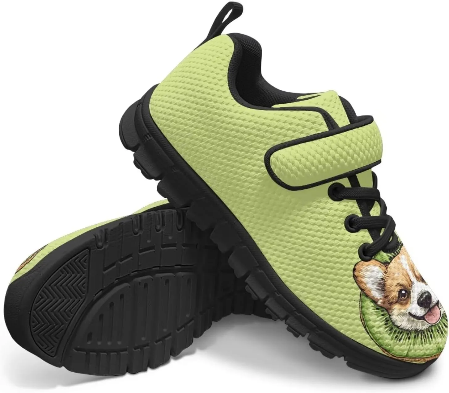 YEXIATODO Boys Girls Sneakers Kids No Tie Shoelaces Shoes Comfort Anti-Slip Walking Shoes for Indoor Outdoor Size 1-13