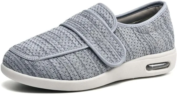 youyun Women's Diabetic Shoes for Women Wide Width Elderly Shoes with Adjustable Closure Breathable Lightweight Swollen Feet Walking Edema Sneakers
