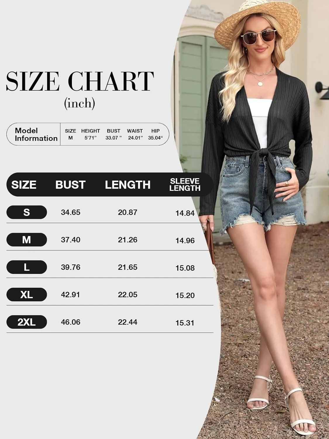 ZANZEA Tie Front Cardigan for Women Long Sleeve Sheer Bolero Shrug for Dresses Lightweight Cropped Shawl